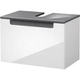 Held Waschbeckenunterschrank »Siena«, Badmöbel, Breite 60 cm, schwarz-weiß