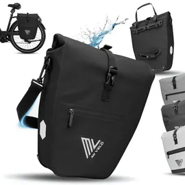 MIVELO 2in1 Fahrradtasche Gepäckträgertasche grau