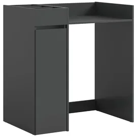MID.YOU Waschmaschinenschrank Free 95 x 101 x 60 cm Anthrazit