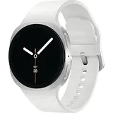 Samsung Galaxy Watch8 Bluetooth 40 mm Silver Sport Band White S/M