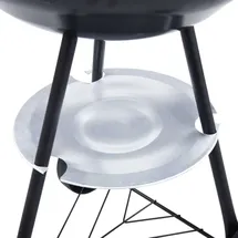 vidaXL Tragbarer Holzkohlegrill XXL mit Rädern 44 cm