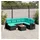 vidaXL Gartensofa-Set 8-tlg. schwarz/blau
