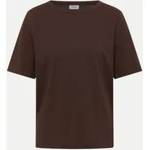 Cecil T-Shirt Slubyarn Braun L