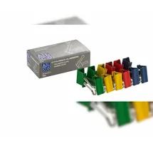 Alco Foldbackklammer Metall vernickelt 25mm sortiert 12 Stück