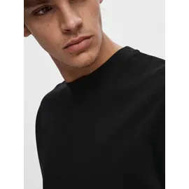Selected T-Shirt 'OSCAR', - schwarz, - S