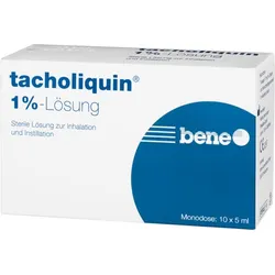TACHOLIQUIN 1% Lösung für einen Vernebler Monodose 10X5 ml Lösung für einen Vernebler