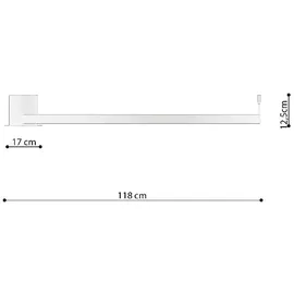 Sollux Lighting Deckenlampe Design Deckenleuchte LED Wohnzimmerlampe Ring Esszimmerleuchte weiß