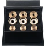 Trompetenanpassungs-Kit zur Verbesserung des Klangs. Für alle Yamaha (alle YTR) Trompeten. Maßgefertigt von KGUBrass (MITTEL, Antikbronze-Lackierung)