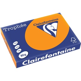 Clairefontaine Trophée A3 80 g/m2 500 Blatt orange