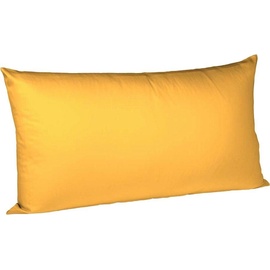 fleuresse Kissenbezüge »Colours«, (2 St.), edler, bügelfreier Interlock-Jersey aus 100% Baumwolle, gelb