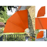 VidaXL Balkonfächer 210 x 210 cm terracotta