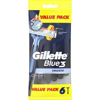 Gillette Blue3 Smooth Einwegrasierer Männer 6 Stück