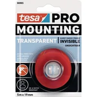 Tesa Montageband Mounting PRO Transparent 66965 transp.L.5m B.19mm TESA