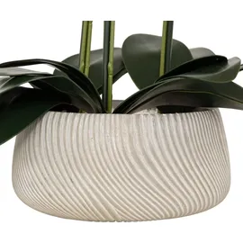Atmosphera Créateur d'intérieur Künstliche Orchidee im Blumentopf, 65 cm - Orange