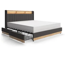 VitaliSpa Nura 180 x 200 cm Grau