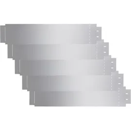 vidaXL Rasenzäune 5 Stk. Verzinkter Stahl cm