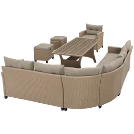 Konifera Keros Premium Gartenlounge-Set beige