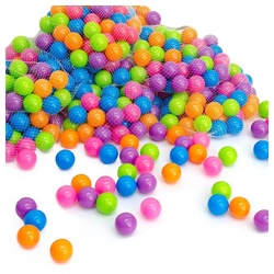 LittleTom Bällebad-Bälle Bunte Bälle für Bällebad 5,5cm Babybälle, Plastikbälle Baby Spielbälle bunt
