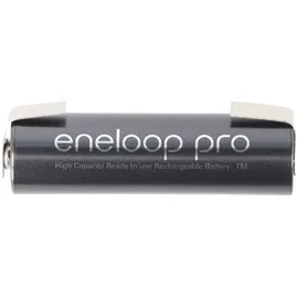 Panasonic eneloop Pro Mignon Akku BK-3HCCE NiMH 1,2Volt 2500mAh mit Lötfahne U