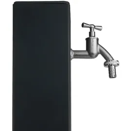 Doktorvolt Wassersäule Gartenpfosten mit Wasserhahn anthrazit