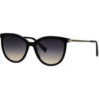 Brendel Eyewear Sonnenbrille BRENDEL EYEWEAR "Modell 907050", Damen, schwarz, leicht glänzend, Sonnenbrillen Sonnenbrille, Form Feminin, Logoschriftzug auf Bügel, Kombifassung