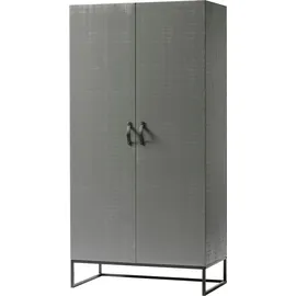 Woood Morris Garderobenschrank 195 x 100 x 0 grau
