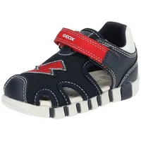 GEOX Sandalen Lederimitat/Mesh Riemchensandalette blau|rot 20 EU