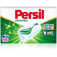 Persil Power Bars Universal Waschmittel (45 Waschladungen), vordosiertes Vollwaschmittel mit biologisch abbaubarem Schutzfilm, für reine Wäsche & hygienische Frische für die Maschine
