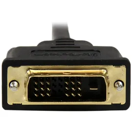 Startech StarTech.com 1m Micro HDMI auf DVI Kabel - Micro HDMI zu DVI-Adapterkabel - Micro HDMI Typ-D Gerät auf DVI-D Single-Link Monitor/Display/Projektor Monitor/Konverterkabel - Robust (HDDDVIMM1M)