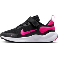 Nike Revolution 7 (PSV) Sneaker, Black/Hyper Pink-WHI, 28 EU
