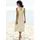Beachtime Sommerkleid Gelb/Creme 34