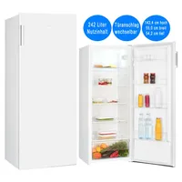exquisit Kühlschrank ohne Gefrierfach Vollraum 242 L Weiß freistehend