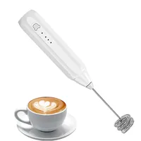 Ahuuen Elektrischer Milchaufschäumer Für Kaffee,3-Stufig Einstellbarer Kaffeeschäumer Mixer | Handlicher Wiederaufladbarer Mixer Für Schokolade Latte Cappuccino Eier Milchtee - Milchschaum Zubereitung