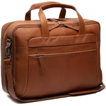 The Chesterfield Brand Wax Pull Up Aktentasche Leder 44 cm Laptopfach braun