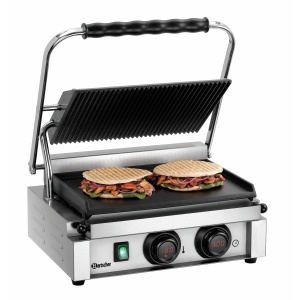 Bartscher Kontaktgrill "Panini-MDI" 1GR, Kontaktgrill mit optimaler Wärmeleitfähigkeit, 1 Stück