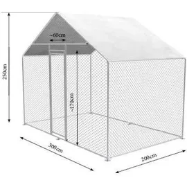 Zipper ZI-CR322 Heimtiergehege (3x2x2m)