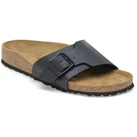 Birkenstock Das Catalina Design ist inspiriert vom klassischen Madrid mit Riemen und Metallschnalle. Das etwas breitere Band verleiht der Sandale einen modernen und eleganten Look, Schwarz , 35 EU - 35 EU