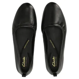 CLARKS Fawna Soft Damen, Ballerinas, Black Leather,