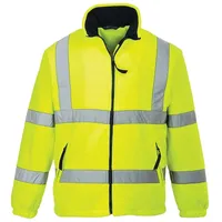 PORTWEST Hochsichtbares Fleece-Netzfutter, Farbe: Gelb, Größe: 5XL, F300YER5XL