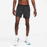 Nike Dri-FIT Stride 5" Brief-Lined Laufshorts Herren black/black/reflective silv XL