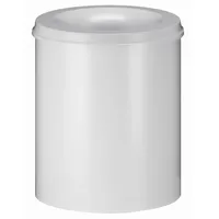 ReinigungsBerater Sicherheitspapierkorb, selbstlöschend, Stahl, 80 Liter, Weiß