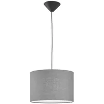 Fischer Leuchten Vigo 1-flg. 30 cm rund grau Textil