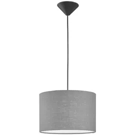 Fischer Leuchten Vigo 1-flg. 30 cm rund grau Textil
