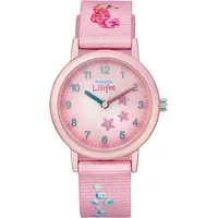 Prinzessin Lillifee 2031753 Quarzuhr rosa Textilarmband