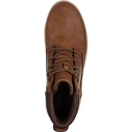 SKECHERS Garlan Deno Herren-Stiefelette, Braunes Synthetikmaterial, 43 EU - 43