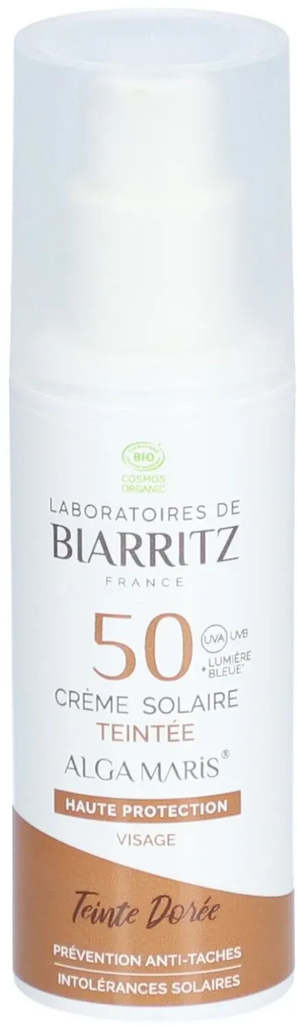 Laboratoire de Biarritz Getinte Zonnecrème Spf50 - Dorée 50 ml Make-up