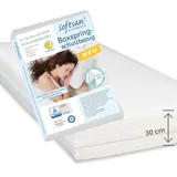 Softsan Extraweich Allergiker Matratzenbezug für Boxspring-Matratzen milbendicht Höhe 30 cm, Encasing zum Milbenschutz für Hausstauballergiker milbenkotdicht (100x200x30 cm)