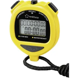 Renkforce RF-SW-120 Stoppuhr digital Gelb