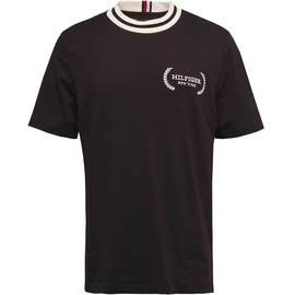 Tommy Hilfiger T-Shirt 'Laurel' - Schwarz,Weiß - L