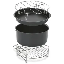 Tefal Zubehör-Set XA113010 schwarz, silber